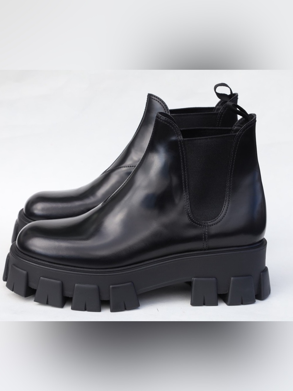 Prada monolith chelsea boots size 39
